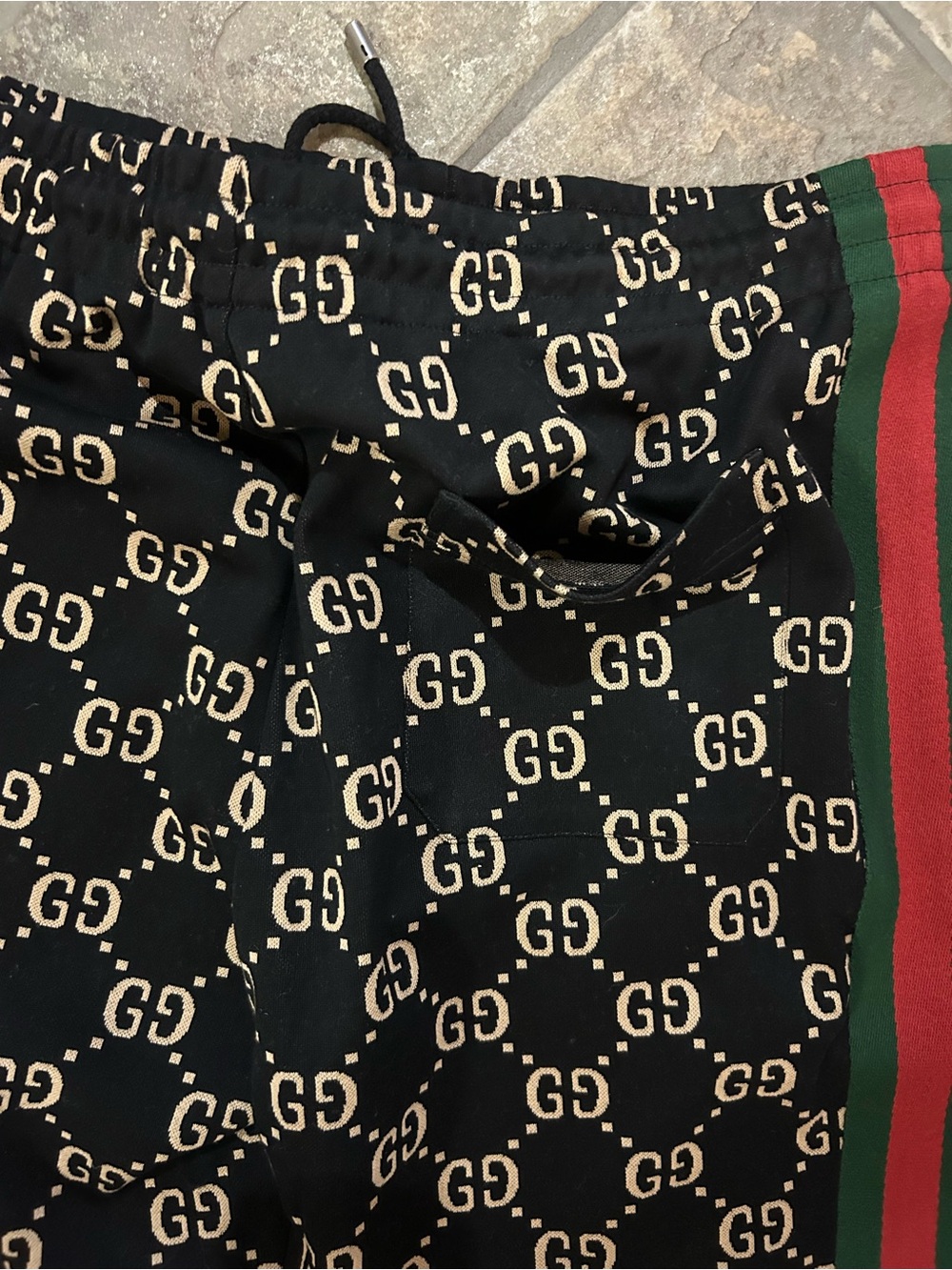 Men's Gucci GG jersey cotton jog pants, size XXL made in Italy - Picture 9 of 14